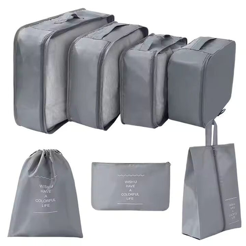 PREFFERS 7 Pcs Travel Waterproof Storage Bag
