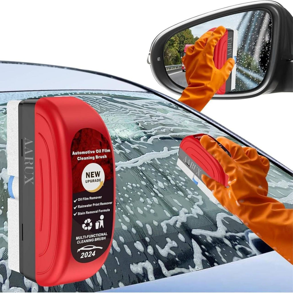 PREFFERS Car Glass oil Film Cleaner - Oil Glass Film Remover